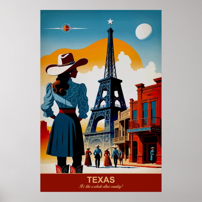 Texas : C'est comme une affiche d'un autre pays (Devant)