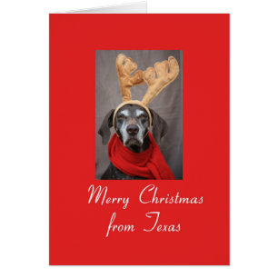 Texas  Christmas Card, state specific