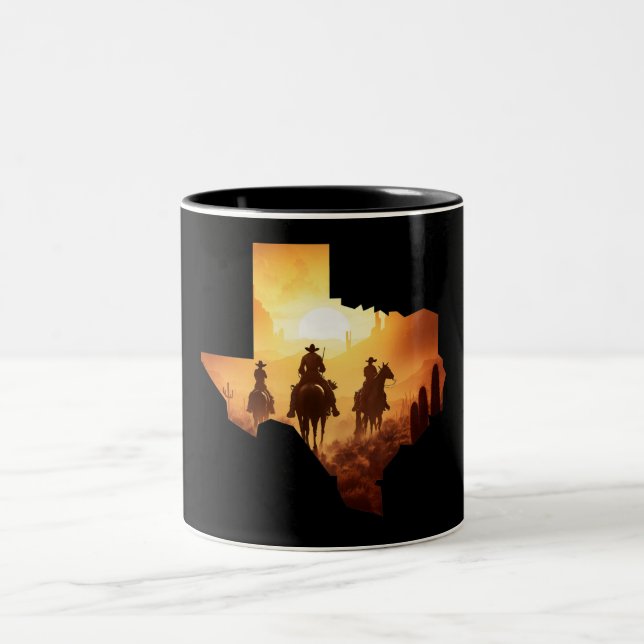 Texas Cowboys State of Texas Coffee Mug (Centre)