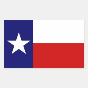 Texas Flag Lone Star State Luggage autocollant voy