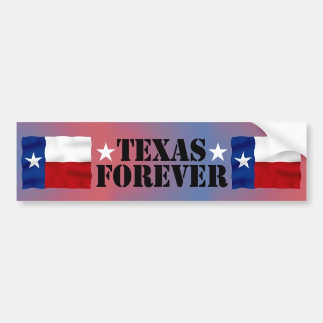 TEXAS FOREVER - Bumper Sticker (Devant)