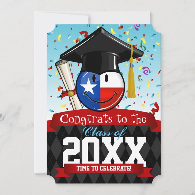 Texas Grads Nos invitations préférées aux diplômés (Devant)
