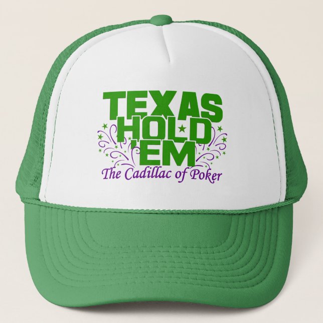 Texas Hold 'Em casquette (Devant)