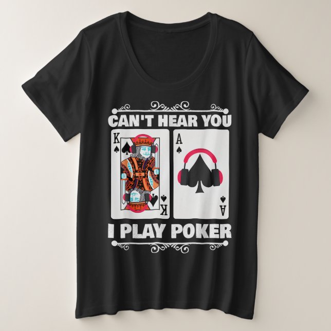 Texas Holdem Poker Ne Peut Pas Vous Entendre Je Jo (Design devant)