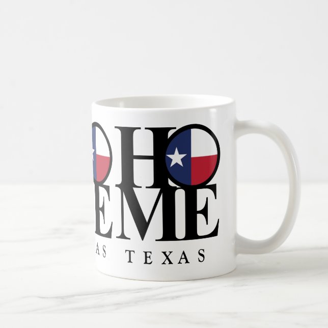Texas HOME Tasse de café 11 oz (Droite)