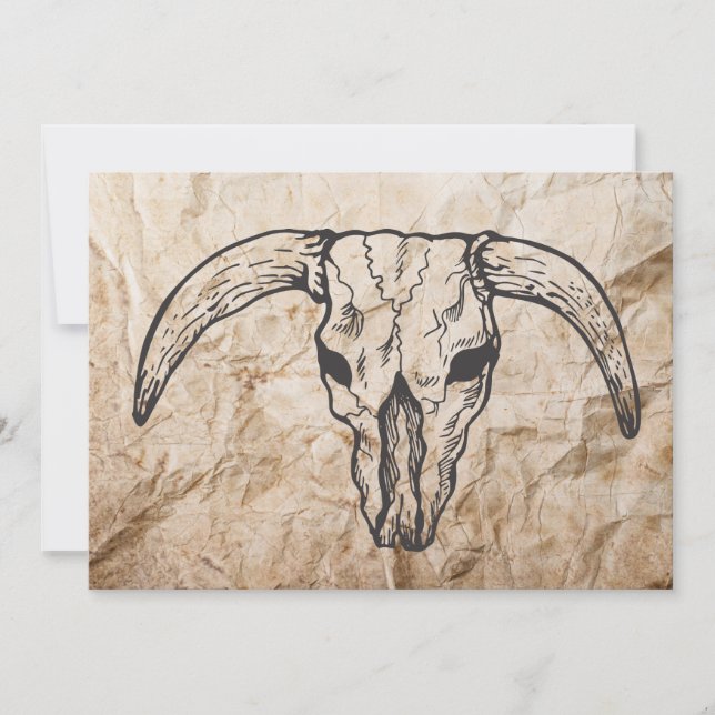 Texas Longhorn Bull Skull (Devant)