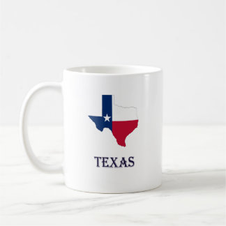 Texas Map & Flag Mug