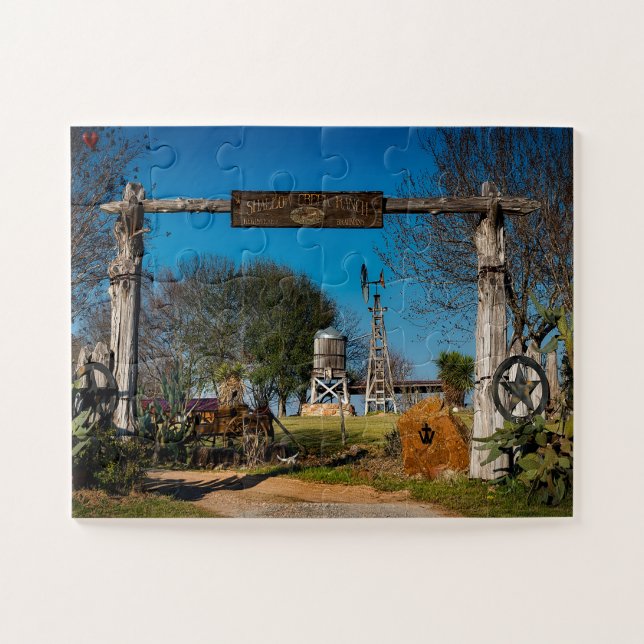 Texas Ranch Jigsaw Puzzle (Horizontal)