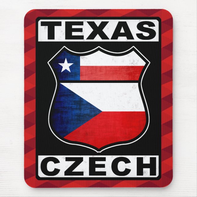 Texas Tapis de souris tchèque-américain (Devant)