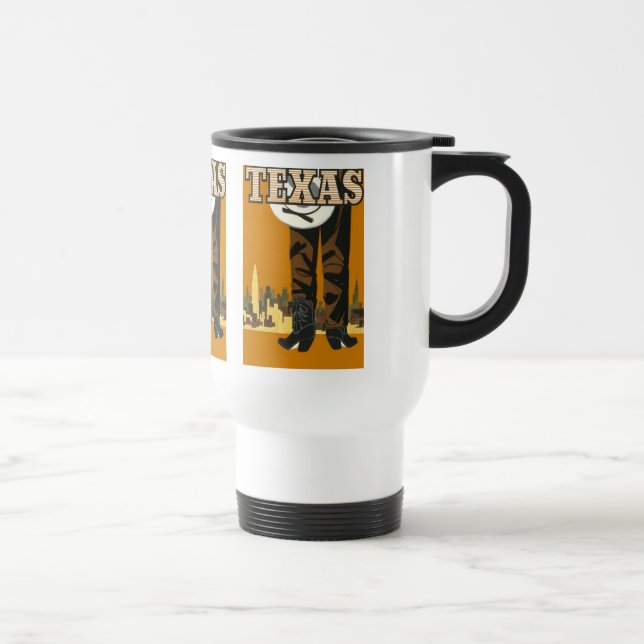 Texas USA Vintage voyage mugs (Droite)