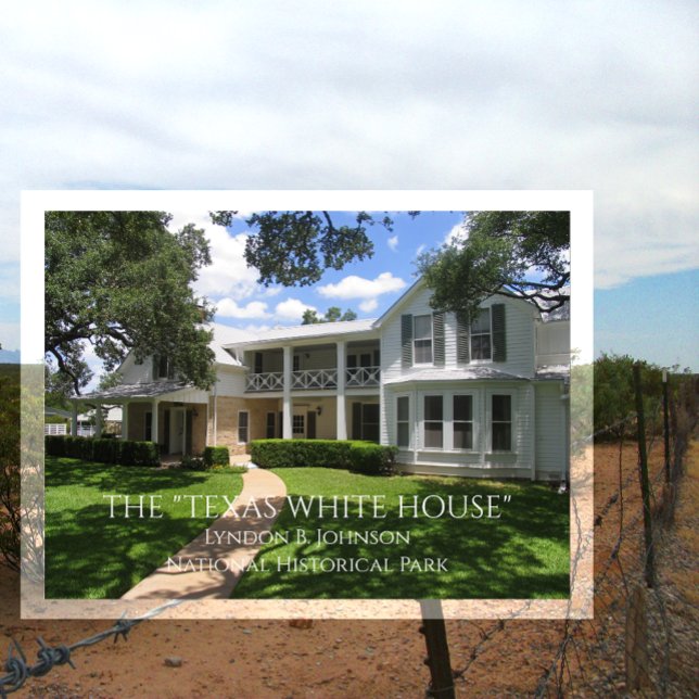 Texas White House, Lyndon B. Johnson Carte postale (Créateur téléchargé)
