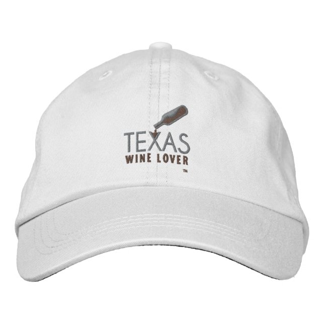 Texas Wine Lover Casquette réglable (Devant)