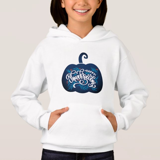 Texte à la mode sur le citrouille pour Thanksgivin (Devant)