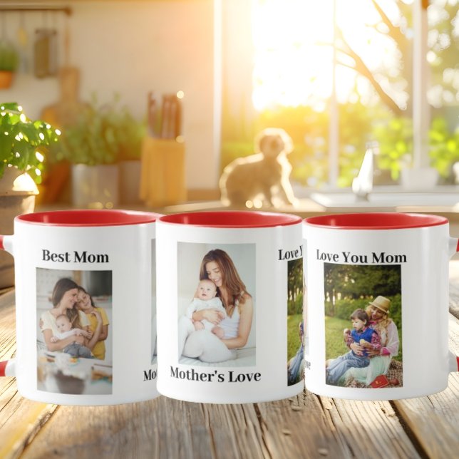 Texte avec Mug photo pour la fête des mères (Créateur téléchargé)