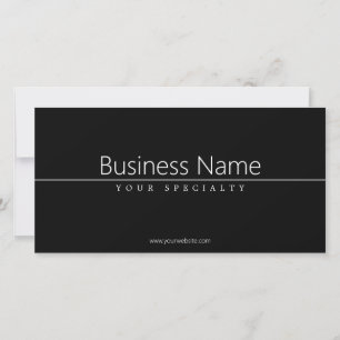 Texte blanc classique simple en noir