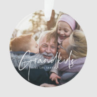 Texte Blanc | Les petits-enfants rendent la vie gr
