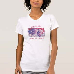 Texte de dames de T-shirt de Gémeaux de zodiaque