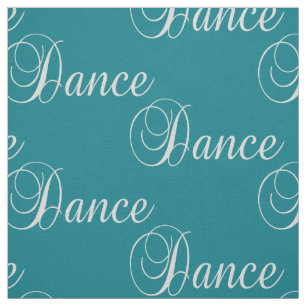 Texte de danse sur tout tissu de couleur