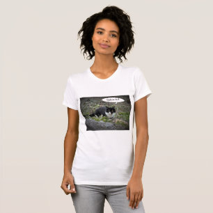 Texte de la photo de chat T-shirt
