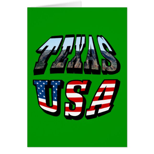 Texte de l'image et de l'indicateur du Texas (Devant)