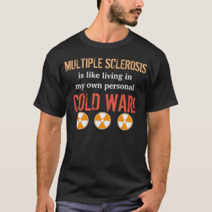 Texte de lumière de T-shirt de guerre de MS/Cold