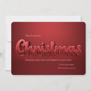 Texte de Noël Effet Carte de Fêtes