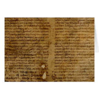 Texte de parchemin avec l'écriture antique, vieux