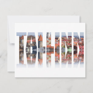 Texte de Tallinn composé de vue sur la vieille vil