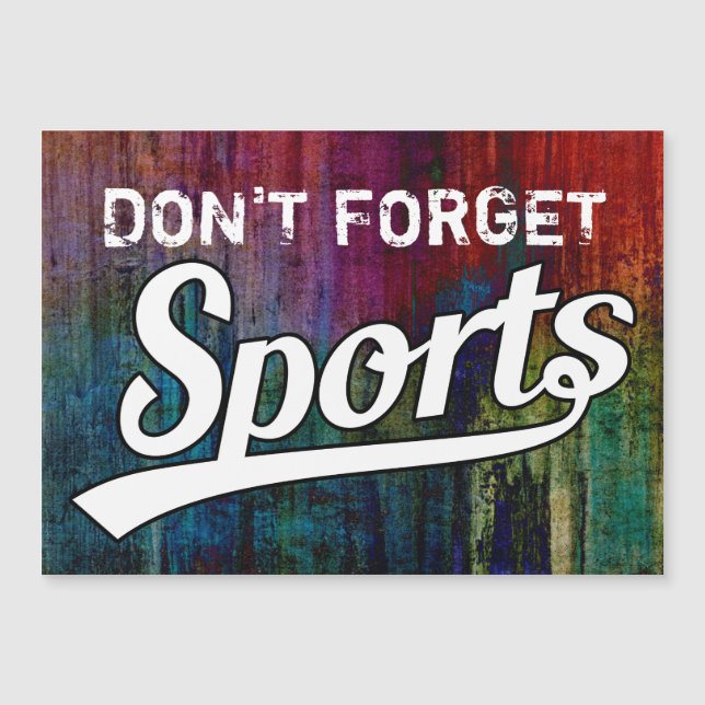 Texte Design : SPORTS white + your own text & idea (Devant)