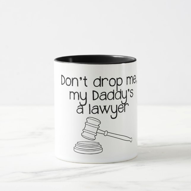 Texte drôle de tasse d'avocat, idée de cadeau (Centre)