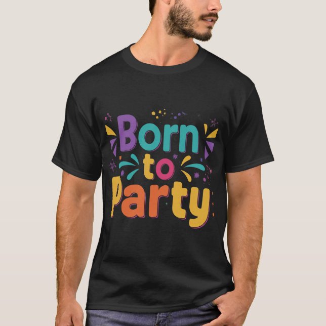 Texte du parti Design T-shirt homme (Devant)