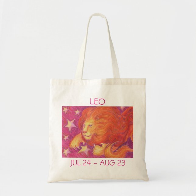Texte du sac fourre-tout Zodiac Leo (Devant)