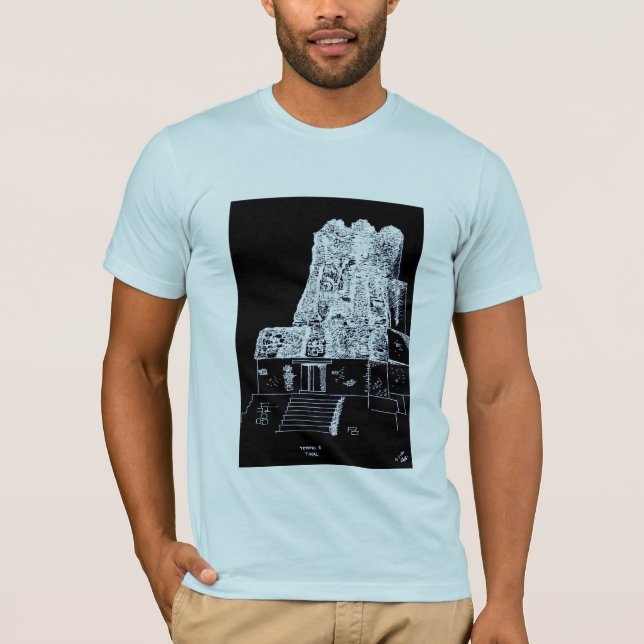 Texte du T-shirt W. de Tikal : TEMPEL II TIKAL, (Devant)