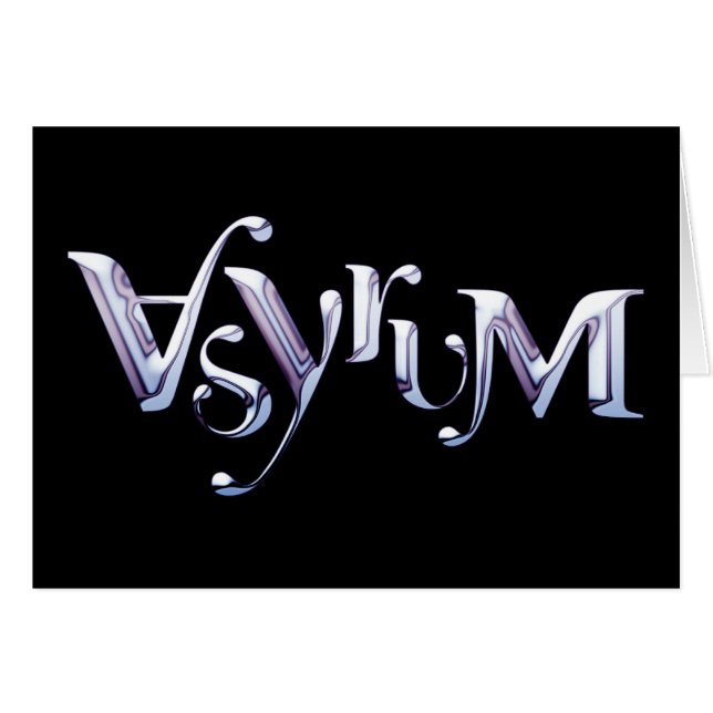texte liquide asyrum (Devant Horizontal)