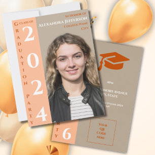 Texte Moderne 1 Photo Peach Blanc Taupe Or