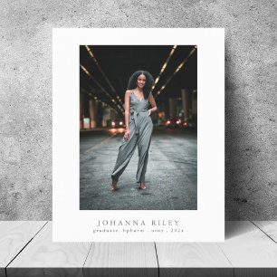 Texte modifiable Photo University Grad Faire-part