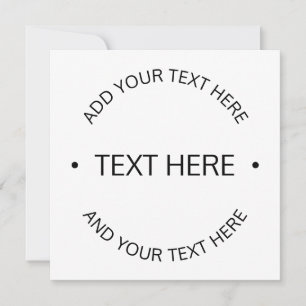 Texte modifiable simple et moderne Blanc et noir