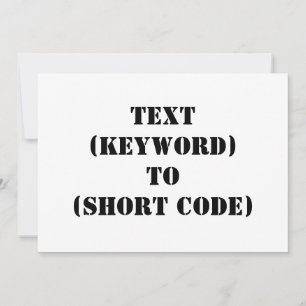TEXTE (MOT-CLÉ) À (CODE COURT)