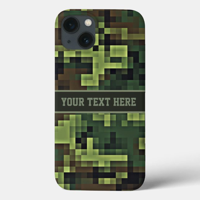 Texte personnalisé Abstrait Camo iPhone 6 coque (Verso)