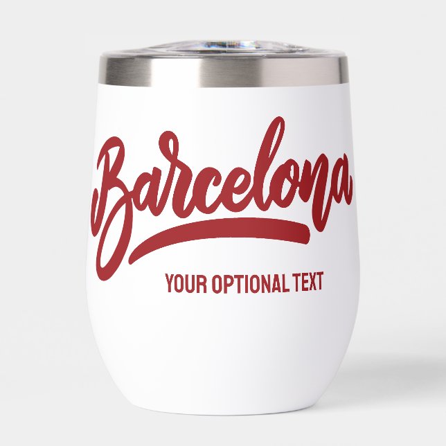 Texte personnalisé Barcelone (Avant)