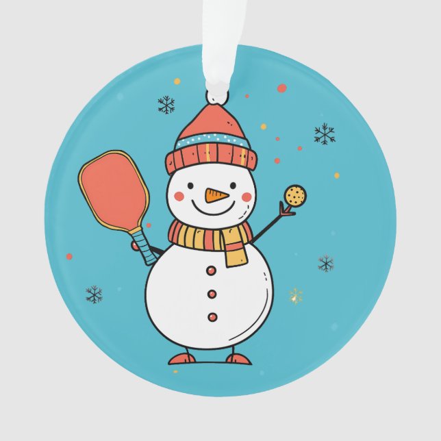 Texte personnalisé Dinking Snowman (devant)