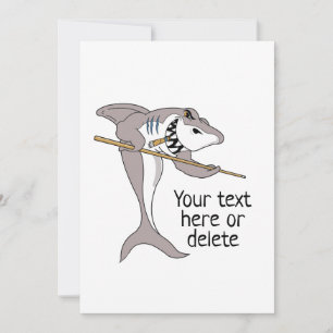 Texte personnalisé du requin du pool