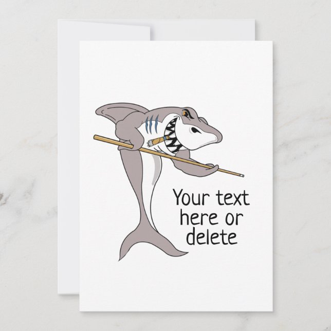 Texte personnalisé du requin du pool (Devant)