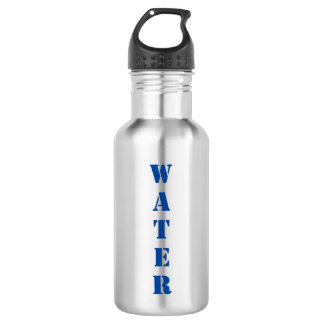 Texte Personnalisé "Eau" Bouteille d'eau de vol in
