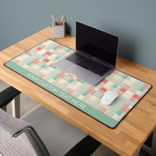 Texte Personnalisé Pastels motif Faux Carreaux en