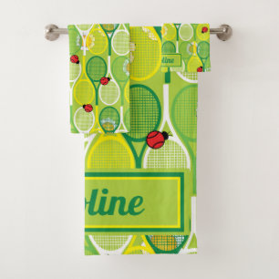 Texte personnalisé - raquettes de tennis avec des