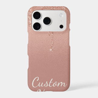 texte personnalisé rose or blush Gliter Sparkle