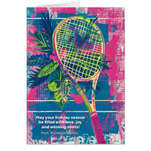 🎾 🎄 Texte personnalisé, Salutations de saison :