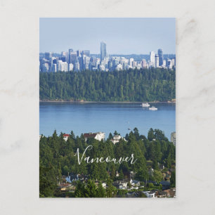 Texte personnalisé Vancouver, Carte postale Canada