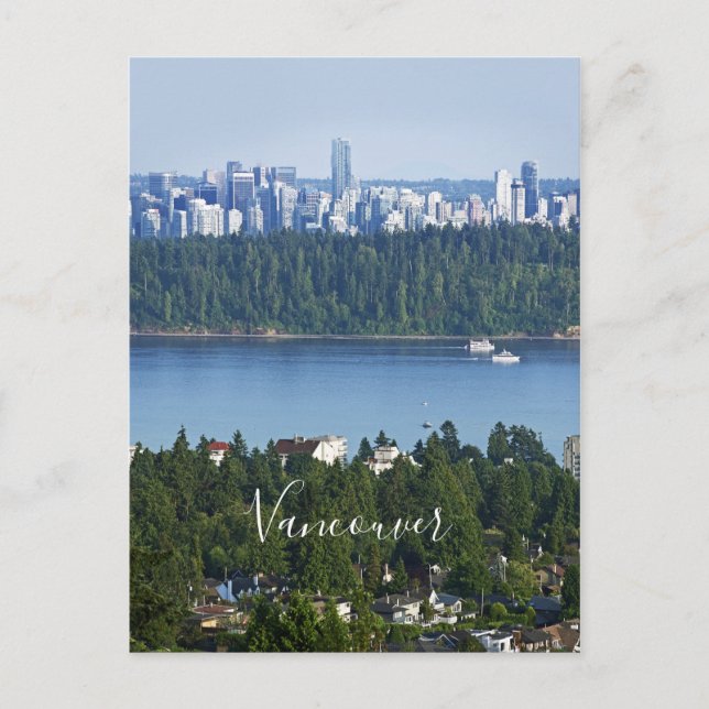 Texte personnalisé Vancouver, Carte postale Canada (Devant)